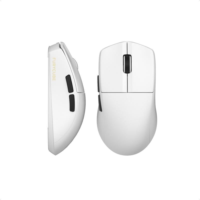 FURYUBE G11 Skeleton Wireless Gaming Mouse Light-Weight PAW3311 Mouse RGB Glow Mouse 2.4G Bluetooth Long Battery Life Laptop Desktop Computer Knob Function Fire Key Gaming Mouse Tiktokshop Blackfriday Christmas Gift