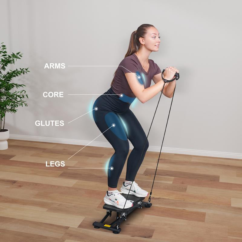 BEARFIT Balancing Machine Ski Simulator Portable Slide Stepper Leg Exercise Fun Cardio Trainer Full Body Aerobic Exercise Equipment