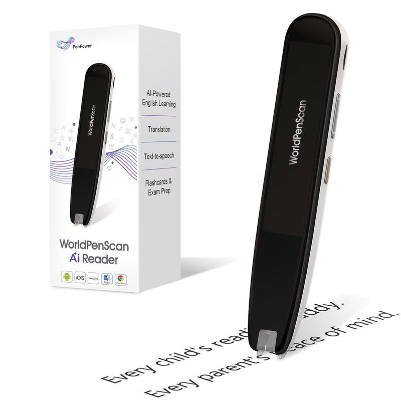 Worldpenscan AI Reader - a Smart Pen Scanner with AI Reading Buddy