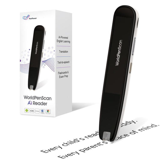 Worldpenscan AI Reader - a Smart Pen Scanner with AI Reading Buddy