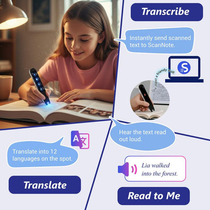 Worldpenscan AI Reader - a Smart Pen Scanner with AI Reading Buddy